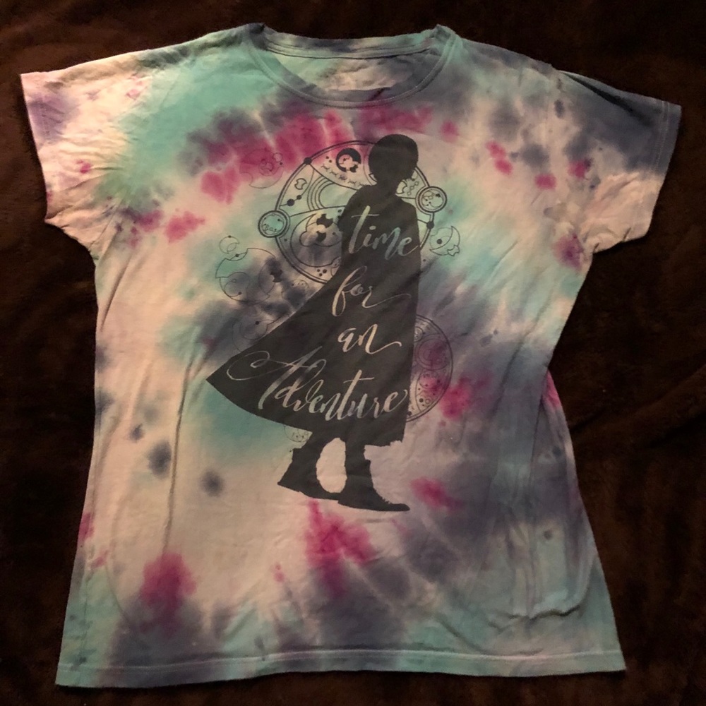 Tye dyed Dr Who shirt